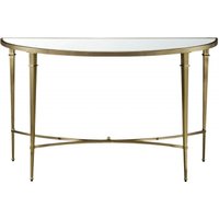 Product photograph of Mindy Brownes Waverly Antique Brass Console Table from Choice Furniture Superstore