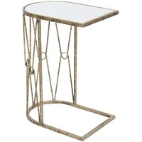 Product photograph of Mindy Brownes Wendover Antique Gold Side Table from Choice Furniture Superstore