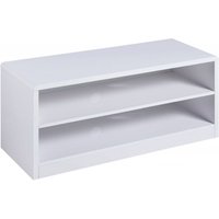 Product photograph of Manhattan White Gloss 100cm Tv Unit from Choice Furniture Superstore