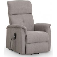 Product photograph of Ava Rise And Recline Taupe Fabric Armchair from Choice Furniture Superstore