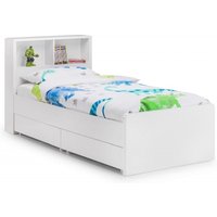Product photograph of Manhattan White Gloss Bookcase Bed from Choice Furniture Superstore