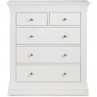 Product photograph of Clermont White 3 2 Drawer Chest from Choice Furniture Superstore