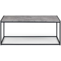 Product photograph of Staten Concrete Effect 110cm Coffee Table from Choice Furniture Superstore