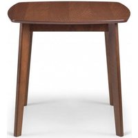 Product photograph of Lennox Walnut 2 Seater Square Dining Table from Choice Furniture Superstore