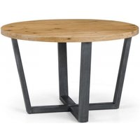 Product photograph of Brooklyn Oak 4 Seater Round Dining Table from Choice Furniture Superstore