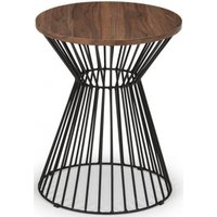 Product photograph of Jersey Walnut Round Lamp Table from Choice Furniture Superstore