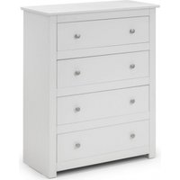 Product photograph of Radley White 4 Drawer Chest from Choice Furniture Superstore