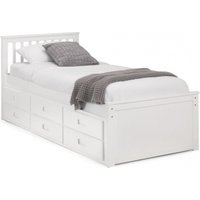 Product photograph of Maisie White Captains Bed from Choice Furniture Superstore