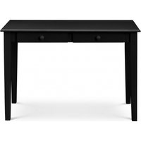 Product photograph of Carrington Black 2 Drawer Desk from Choice Furniture Superstore