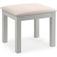 Product photograph of Maine Grey Padded Dressing Stool from Choice Furniture Superstore