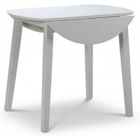 Product photograph of Coast Grey 2-4 Seater Round Drop Leaf Dining Table from Choice Furniture Superstore