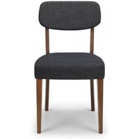 Product photograph of 2 X Farringdon Grey Fabric Dining Chair from Choice Furniture Superstore