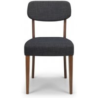 Product photograph of Farringdon Grey Fabric Dining Chair Sold In Pairs from Choice Furniture Superstore