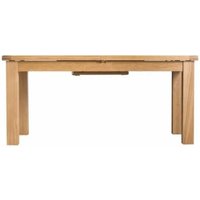 Product photograph of Curve Oak 6-8 Seater Extending Dining Table from Choice Furniture Superstore