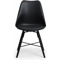 Product photograph of 2 X Kari Black Faux Leather Dining Chair from Choice Furniture Superstore