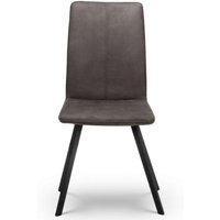 Product photograph of 2 X Monroe Grey Fabric Dining Chair from Choice Furniture Superstore