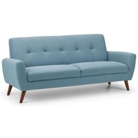 Product photograph of Monza Blue Fabric 3 Seater Sofa from Choice Furniture Superstore