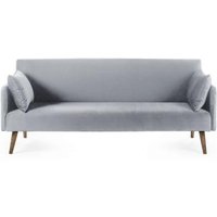 Product photograph of Andi Grey Fabric 2 Seater Click Clack Sofa Bed from Choice Furniture Superstore