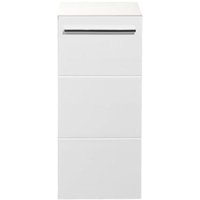 Product photograph of Mandy White Gloss 1 Door Cabinet from Choice Furniture Superstore