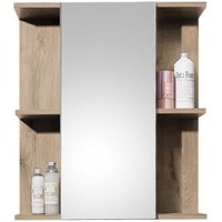 Product photograph of Vista Oak 1 Door Mirror Cabinet from Choice Furniture Superstore