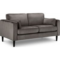 Product photograph of Hayward Grey Velvet Fabric 2 Seater Sofa from Choice Furniture Superstore