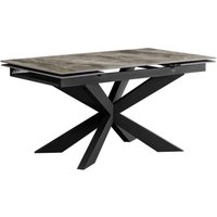 Product photograph of Boston Light Grey Ceramic Top 160cm-240cm Extending Dining Table from Choice Furniture Superstore
