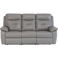 Product photograph of Sophia Grey Leather 3 Seater Electric Recliner Sofa from Choice Furniture Superstore