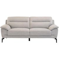 Product photograph of Mia Light Grey Fabric 3 Seater Sofa from Choice Furniture Superstore