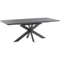 Product photograph of Picasso Dark Grey 6 Seater Rectangular Extending Dining Table from Choice Furniture Superstore