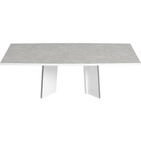 Product photograph of Modern Mara White Italian 6-8 Seater Extending Dining Table from Choice Furniture Superstore