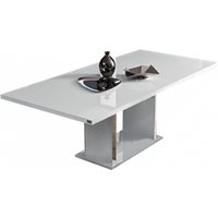 Product photograph of Lisa White Italian 8 Seater Pedestal Dining Table from Choice Furniture Superstore