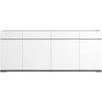 Product photograph of Modern Mara White Italian 195cm Large Buffet Sideboard - 4 Doors from Choice Furniture Superstore