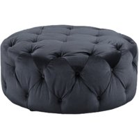 Product photograph of Ankara Black Footstool from Choice Furniture Superstore