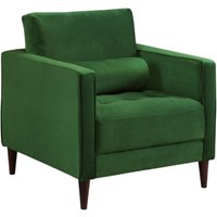Product photograph of Harper Plush Green Armchair from Choice Furniture Superstore