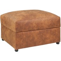 Product photograph of Oakland Tan Footstool from Choice Furniture Superstore