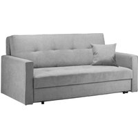Product photograph of Viva Plush Grey 3 Seater Sofabed With Storage from Choice Furniture Superstore