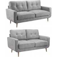 Product photograph of Aurora Grey 3 2 Seater Sofa from Choice Furniture Superstore