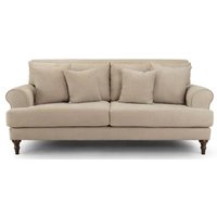 Product photograph of Summer Beige Fabric 3 Seater Sofa from Choice Furniture Superstore