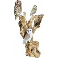 Product photograph of Special Large Sculpture With 3 Large Owls from Choice Furniture Superstore