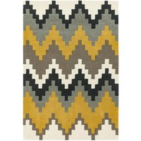 Product photograph of Asiatic Contemporary Design Matrix Cuzzo 69 Mustard Rug - Sizes Available from Choice Furniture Superstore