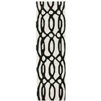 Product photograph of Asiatic Contemporary Design Matrix Wire 35 White Runner - 70cm X 240cm from Choice Furniture Superstore