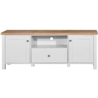 Product photograph of Astbury White 150cm Tv Unit from Choice Furniture Superstore