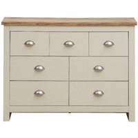 Product photograph of Lisbon 7 Drawer Wide Chest - Variant Available from Choice Furniture Superstore