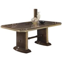 Product photograph of New Venus Walnut Italian 6-8 Seater Extending Pedestal Dining Table from Choice Furniture Superstore