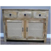 Product photograph of Dutch 2 Door 3 Drawer Wooden Medium Sideboard from Choice Furniture Superstore