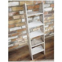 Product photograph of Dutch Decorative 5 Shelves Ladder Set Of 2 from Choice Furniture Superstore
