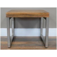 Product photograph of Dutch Wooden Sqaure Side Table - 8954 from Choice Furniture Superstore