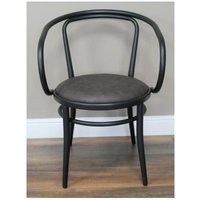 Product photograph of 2 X Dutch Grey Faux Leather Dining Chair from Choice Furniture Superstore