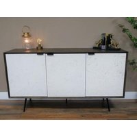 Product photograph of Dutch Venice 3 Door Mango Wood Medium Sideboard from Choice Furniture Superstore