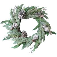 Product photograph of Artificial Green Wreath Set Of 2 from Choice Furniture Superstore